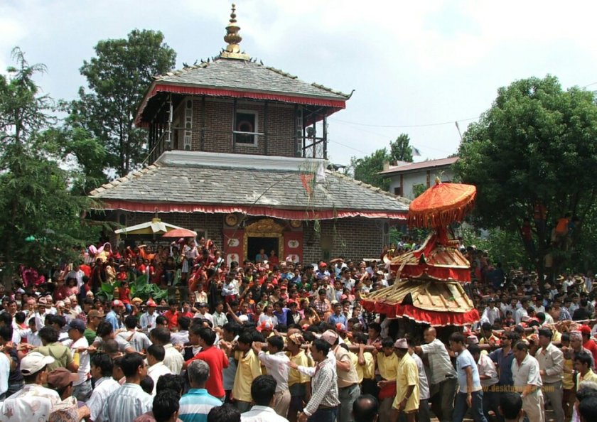 पाल्पाको भगवती रथयात्रा सम्पन्न