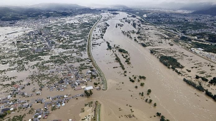 जापानमा आँधीका कारण मृत्यु हुनेको सङ्ख्या ६४ पुग्यो