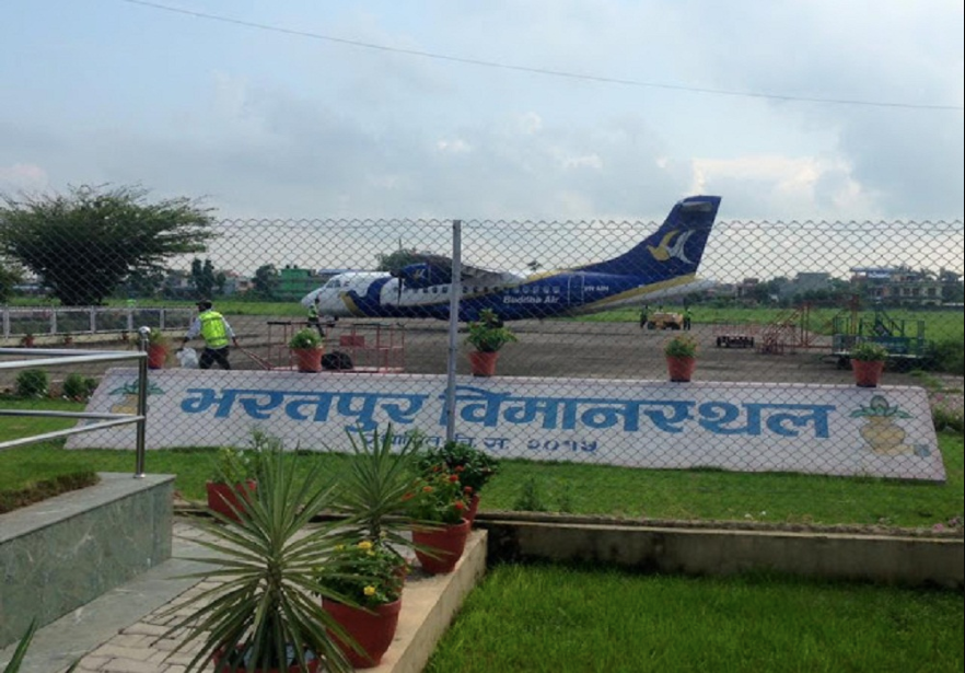 आजदेखि भरतपुर विमानस्थल खुल्यो