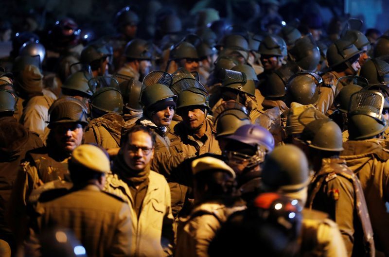 Students, youth wing of pro-ruling party outfit clash in India's capital