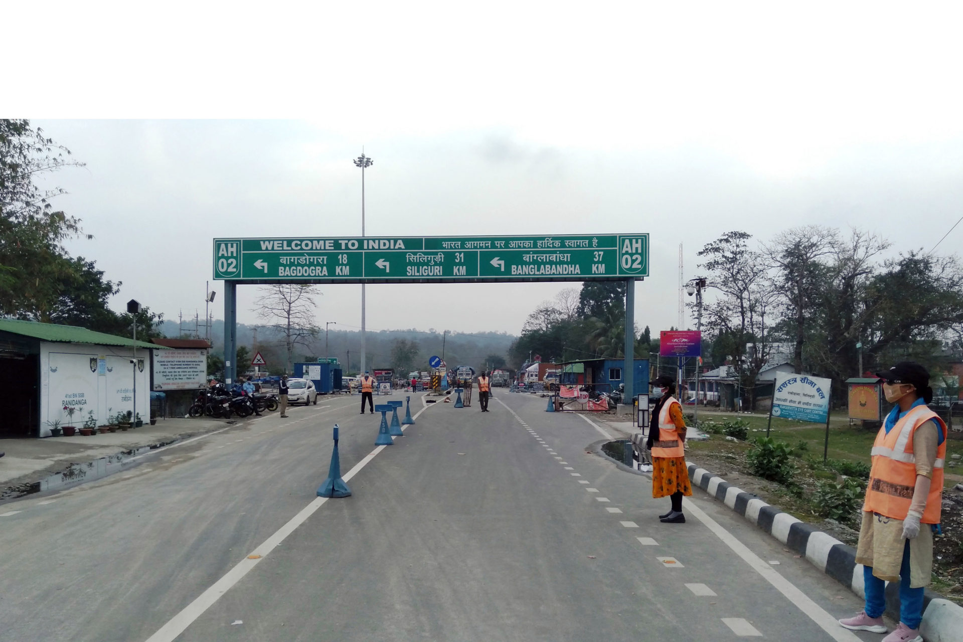जनता कफ्र्यु’ले काँकडभिट्टा नाका ठप्प