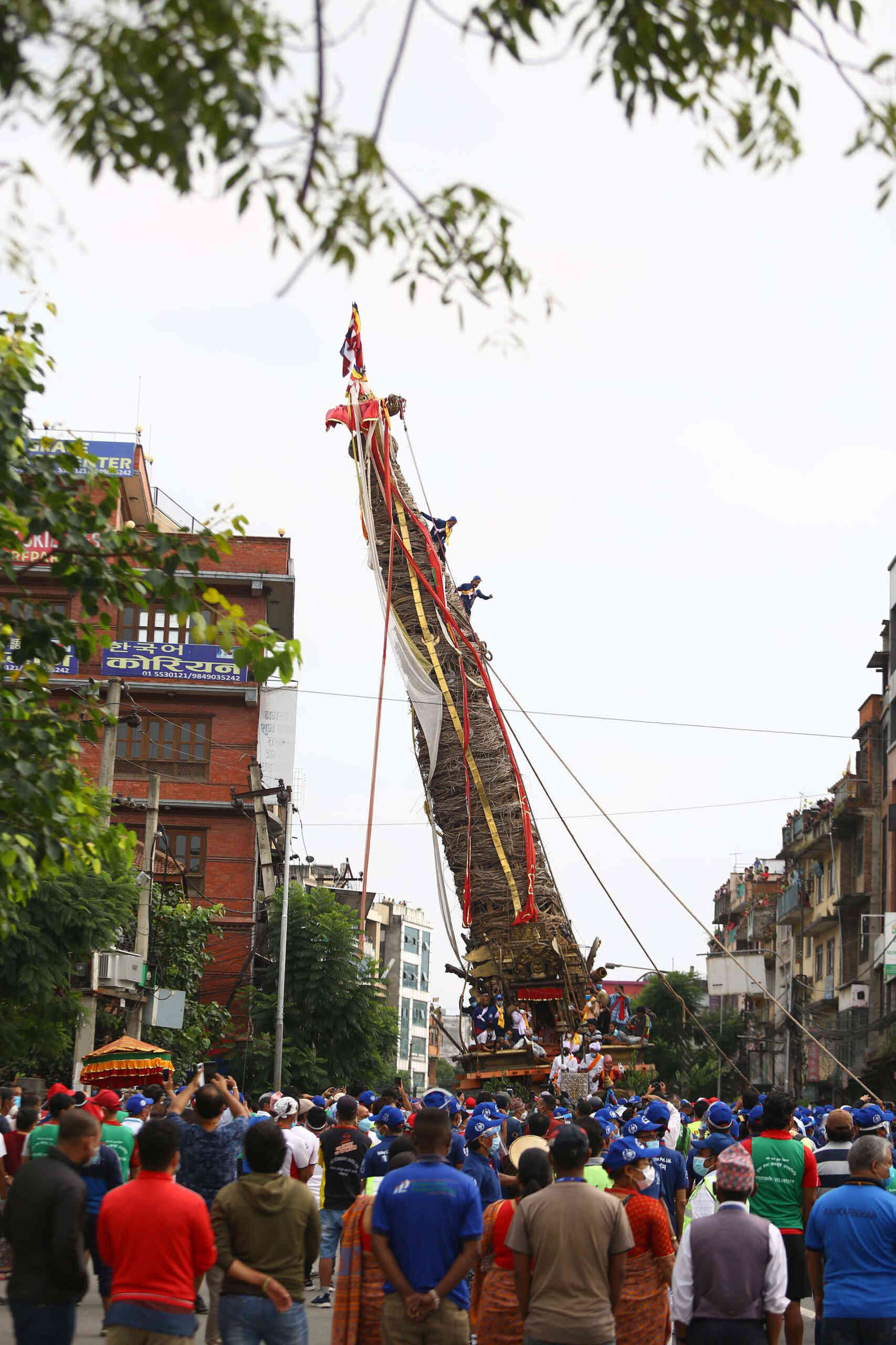 इन्द्रजात्राः क्षमापूजाको प्रसाद शीतलनिवासमा, धार्मिक विधि पूरा