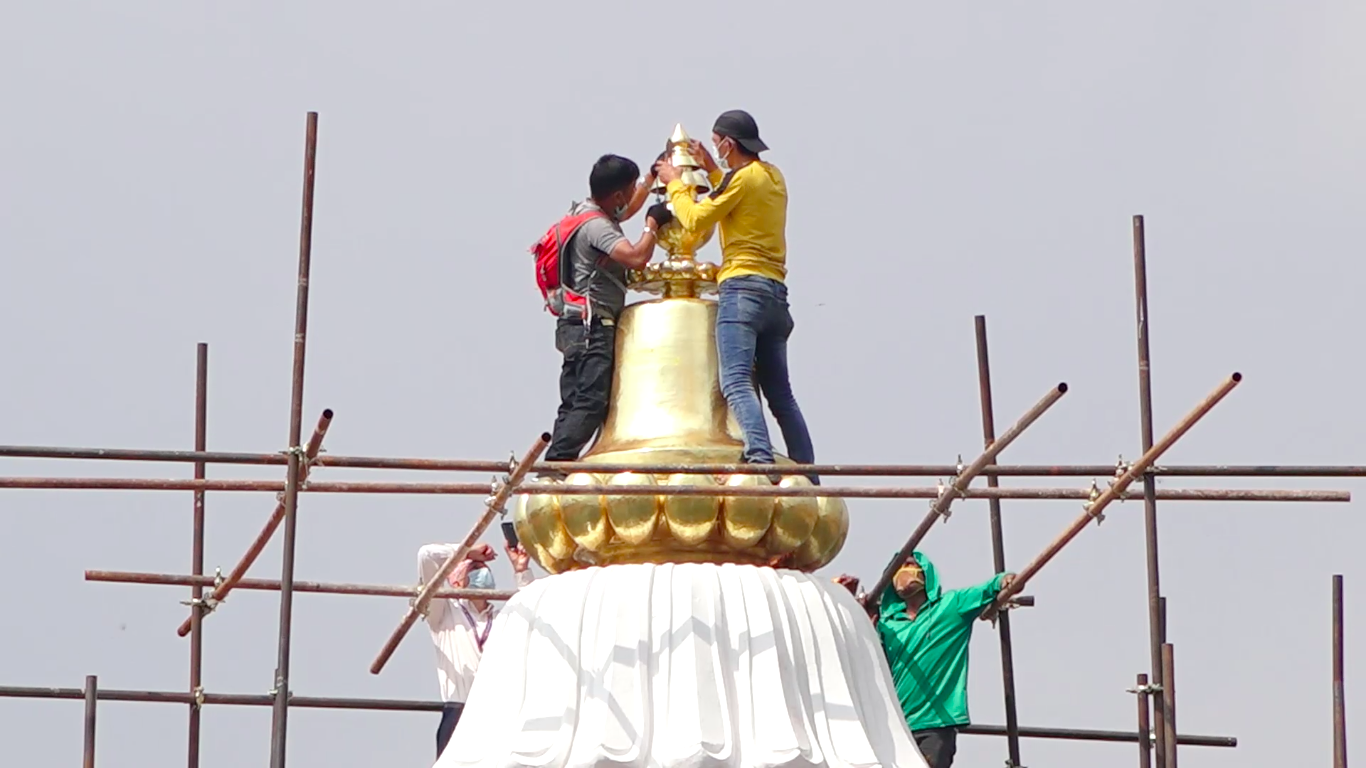 रानीपोखरीमा राखियो गजुर