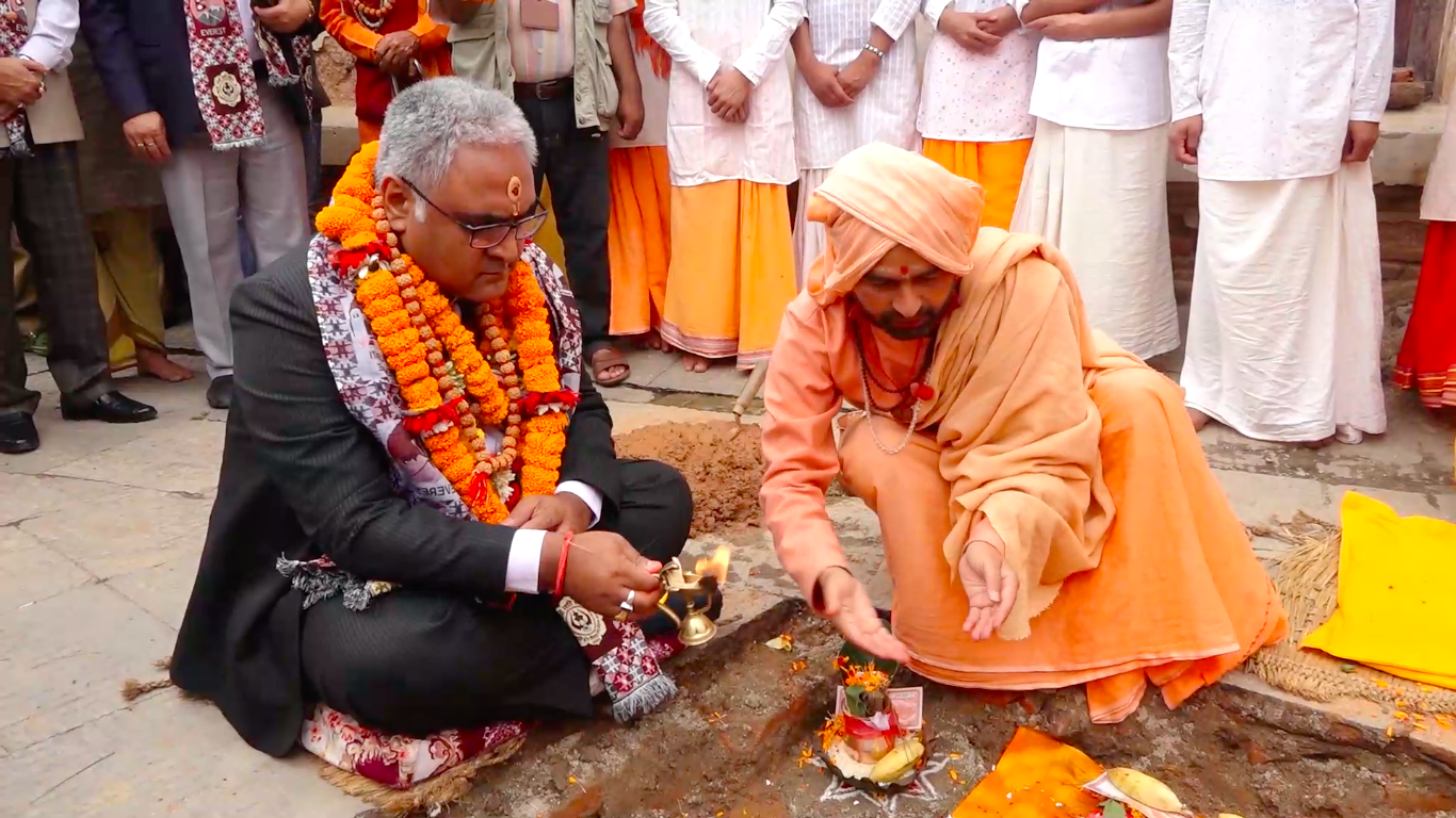 पशुपति क्षेत्रभित्र राममन्दिर निर्माण हुने, पर्यटनमन्त्रीद्वारा शिलान्याश