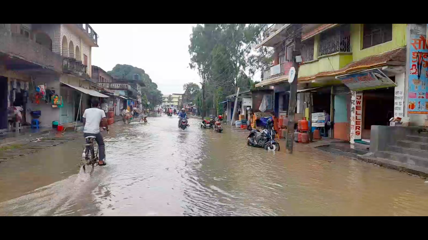 झाझ खोलामा आएको बाढीले गौर डुवानमा