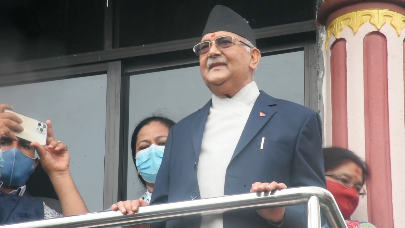 माधव नेपाललाई अब पार्टीमा कुनै ठाउँ छैन: अध्यक्ष ओली