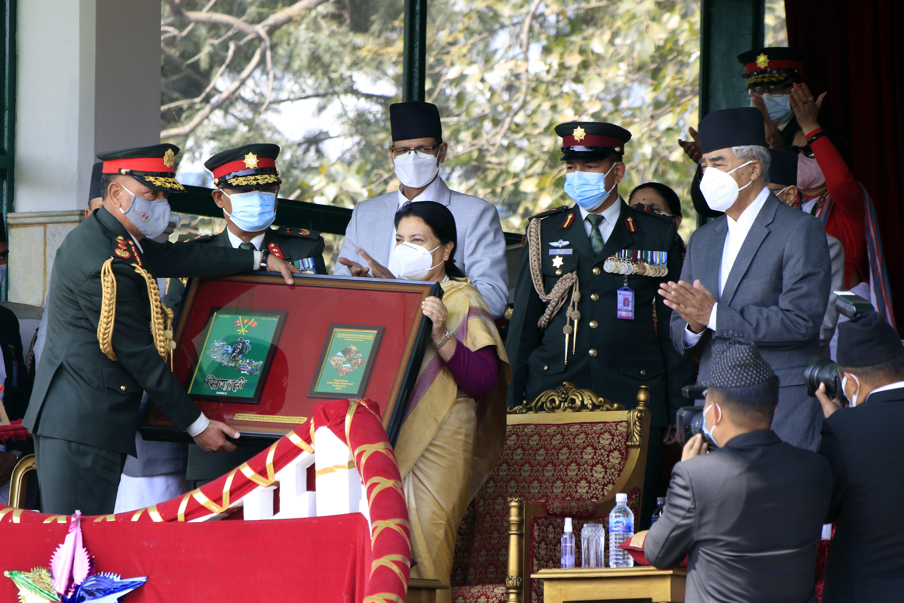 महाशिवरात्रि तथा सेना दिवस बढाइँः समारोहमा राष्ट्रपति सरिक